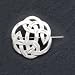 31PpdbEwMtL. SL75  Sterling Silver Satin Finish Diamond Cut Celtic Knot