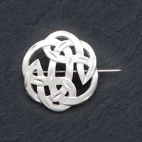 31PpdbEwMtL Sterling Silver Satin Finish Diamond Cut Celtic Knot