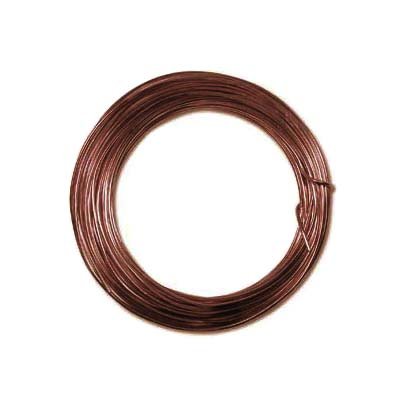 Aluminum Craft Wire 12 Gauge 39 Feet BROWN