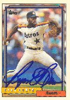 Ryan Bowen, Houston Astros, 1992 Topps Autographed Card