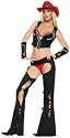 Wild West Cowgirl Women's Costume Adult Halloween Outfit - Size XS, Dress Size 0-2