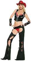 Wild West Cowgirl Women's Costume Adult Halloween Outfit - Size XS, Dress Size 0-2