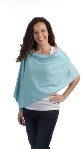 Noelle's Soft Comfortable Bordeaux Shawl Wrap Scarf - Variety of Colors (Sky Blue)