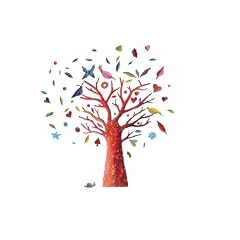 Wandsticker "Poem Tree" von Djeco 95 Sticker