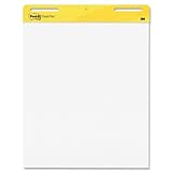 Easel Pad,Self-stick,Plain,30 Sheets,25"x30",2/CT,White