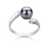 Dana Black 6-7mm AAA Freshwater Sterling Silver Pearl Ring