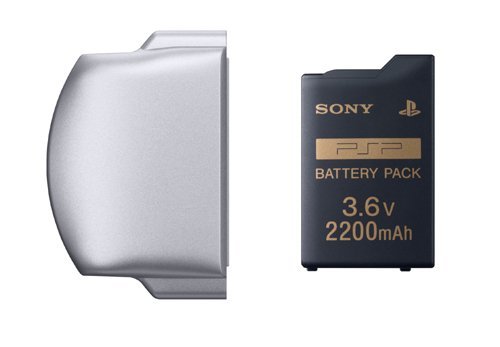 Cover image : バッテリーパック(2200mAh) PSP-2000/3000シリーズ用バッテリーカバー(ミスティック・シルバー)付き