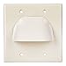 Monster 140680-00 2 Gang Home Theater Wall Plate White - 2 Piece