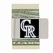 Colorado Rockies Enameled Pewter Money Clip/Card Holder - MLB Baseball Fan Shop Sports Team Merchandise