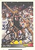 Glen Rice, Miami Heat, 1992 Upper Deck Autographed Card