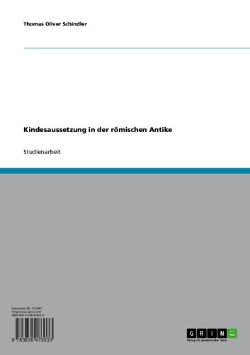 Kindesaussetzung in der römischen Antike (German Edition)