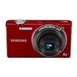 Samsung EC-SH100 Wi-Fi Digital Camera with 14.2 MP, 5x Optical Zoom and Touchscreen (Red)