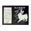 Asian Oriental Chinese Zodiac Poster Year of the Rabbit: Birth Years 1915 1927 1939 1951 1963 1975 1987 1999 2011