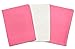 3 Toddler Pillowcases - 2 Hot Pink and 1 White - Envelope Style - for Pillows Sized 13x18-100% Cotton with Soft Sateen Weave - Machine Washable - ZadisonJaxx Bellacolour Collection - 3 Pack