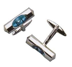 Blue Level Cufflinks - Functional Style Formal Wear - Cufflinks
