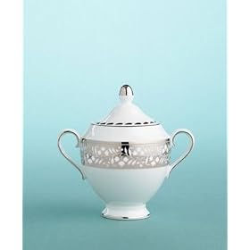 Martha Stewart Collection with Wedgwood Lily of the Valley Covered Sugar Bowl by Martha Stewart