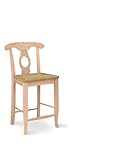 UPC 727506001453 product image for International Concepts S-122 24-Inch Empire Stool, Unfinished | upcitemdb.com