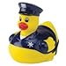 Assurance waddlers Rubber Duck Family-Rubber Duck Police that floats upright-toy bathtub rubber ducky birthday & party favors gift-community hero & protector rubber ducky : image