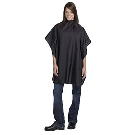 Andre Zephyr #617 Hairstyling Cape, Black