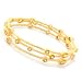 Sterling Silver / 14K Vermeil 7.5 Citrine Three Bangle Bracelet Set