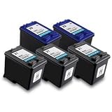 Three HP 21 & Two HP 22 Remanufactured Ink Cartridges