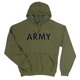 Kid's 'Army' Pullover Hood Sweatshirt - OD