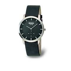 Boccia Herren-Armbanduhr Mit Lederarmband Trend 3540-02