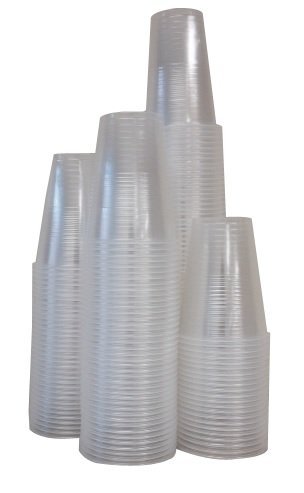 Crystalware Plastic Cups 9 oz., 80 count, Clear