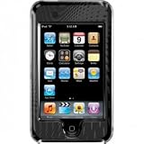Clear Hard Case With Aluminum Black Front For iPo