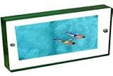 The original acrylic MAGNET FRAME panoramic with green edge by Canetti - 4x10