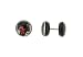 Genuine Ed Hardy Anodized Black Fake Plug - Black Panther Logo -16g Wire - 10mm - Sold as a Pair