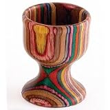 RAINBOW WOOD Egg Cup Set of 2