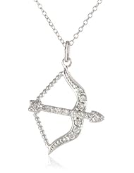 KC Designs "Trinkets" 14k Gold Diamond Bow and Arrow Pendant Necklace, 16"