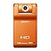 Sony Webbie HD, MHS-PM1 Camcorder (Orange)US Model�y���s�A���i�z