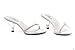 3 Inch Heel Clear Mule Women'S Size Shoe With Rhinestones