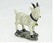 Dollhouse Miniature Standing White Resin Goat by Heidi Ott