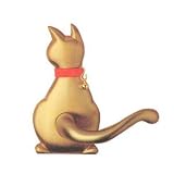 長沢製作所 わんにゃんレバーハンドル60 Cat-1 空錠 バックセット60mm TX-W20C-GT(チタンゴールド)
