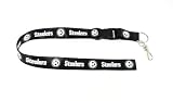 NFL Pittsburgh Steelers Lanyard, Blackout