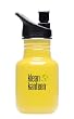 Klean Kanteen 12 oz Stainless Steel Water Bottle with Sport Cap 2.0 - Solar Yellow