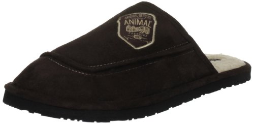 Animal Men's Halfpipe Chocolate Brown Slipper FM2WA012-200-10A 10 UK