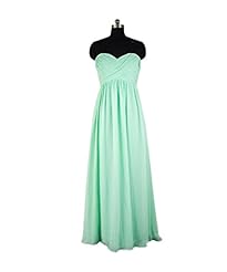 Sweetheart Floor Length Chiffon Bridesmaid Dress/Prom Dress 