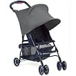 Kiddopotamus Rayshade UV Protective Stroller Shade for Single Strollers & Joggers, Gray