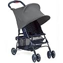 Kiddopotamus Rayshade UV Protective Stroller Shade for Single Strollers & Joggers, Gray