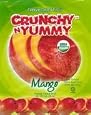 Crunchy `N` Yummy Organic Freeze Dried Mango Fruit Snacks (Pack of 6)