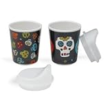Sugar Booger Kids Sippy Cups Set of 2. Dia De Los Muertos Feeding Collection. ORE Originals.