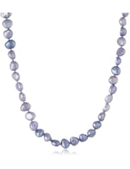 Freshwater Cultured Aqua Baroque Freshwater Cultured Pearl Endless Necklace (6-7mm), 48"
