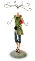 Jewellery Mannequin with Cropped Jeans and Green Top