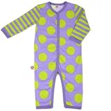 Little Miss Match Coveralls, Marvelous Purple/green 6-9 Months