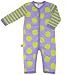 Little Miss Match Coveralls, Marvelous Purple/green 6-9 Months