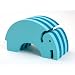 Bobles Tumbling Elephant - Turquise